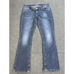 Wrangler Women's Premium Patch Boot Cut Embroidered Jeans Size 11/12x34 09MWZLR